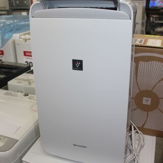 SHARP 除湿機 CM-L100 ホワイト CM-L100-W 冷風・衣類乾燥除湿機