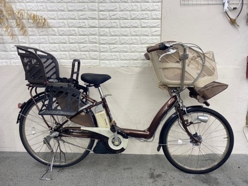 格安 ブリヂストン電動自転車3人乗り対応車 子供シート付き