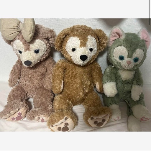 ダッフィーとジェラトーニ ぬいぐるみセット ダッフィー シェリーメイ