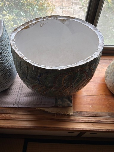 薩摩焼 大壺 薩摩焼の大きなつぼ壺陶芸家手作り作品忠雲窯 (キー