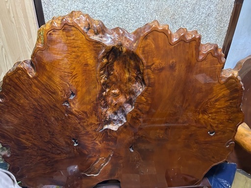 最高級 天然木 一枚板 衝立 しっかりした重厚感があるUsed・美品