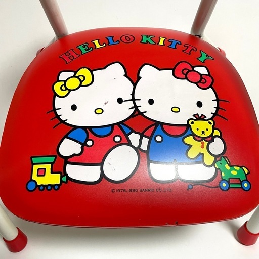 希少 廃盤 ハローキティ 1993年 平成レトロ キッズチェア ベビーチェア