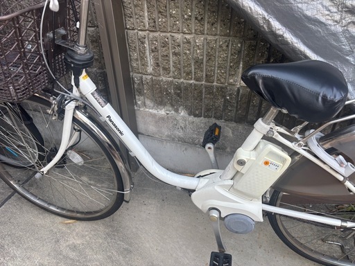 Panasonic電動自転車 ホワイト 26インチ (姫) 国際会館の電動アシスト
