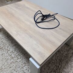 m p(^_^)q（中古）ニトリ リビング ナチュラルこたつ 木製 リビング