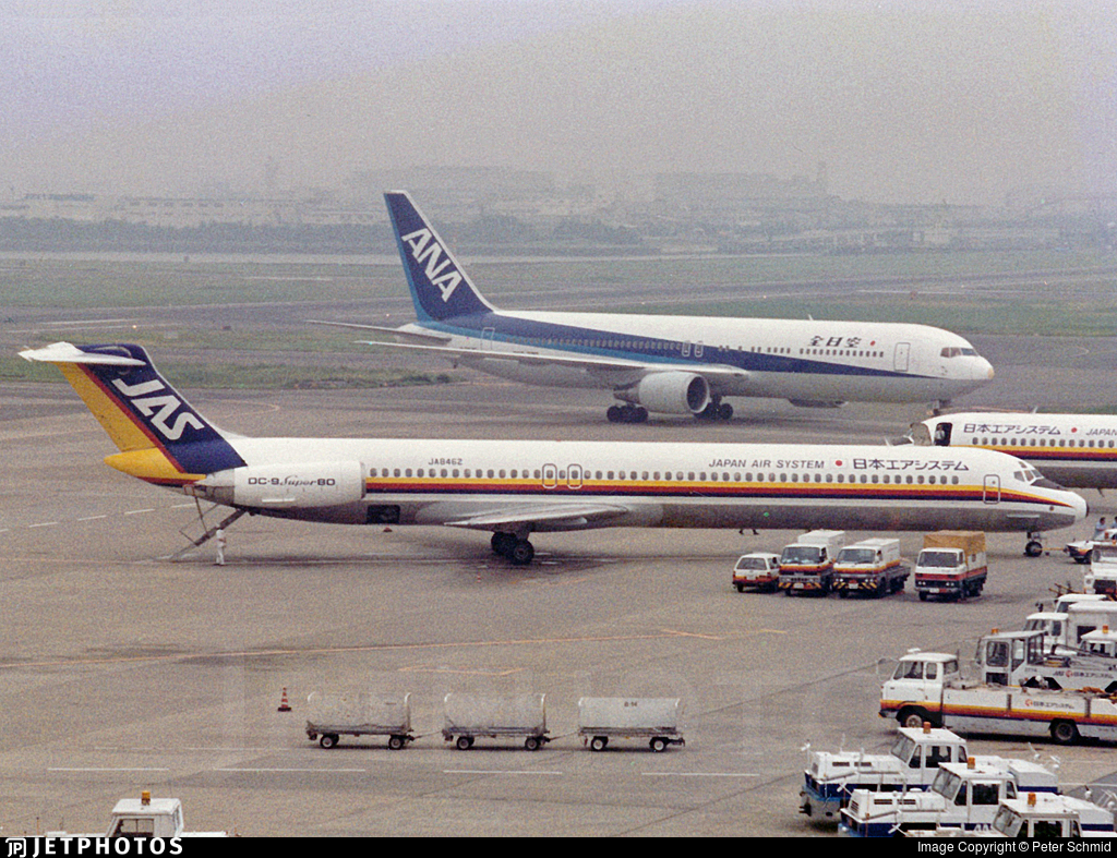 航空機・ヘリコプター JAS MD-81 Japan Air System (JAS) McDonnell