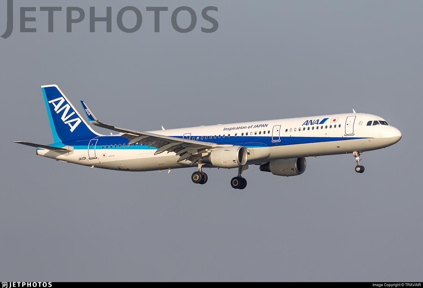JA113A | Airbus A321-211 | All Nippon Airways (ANA) | TRAVAIR