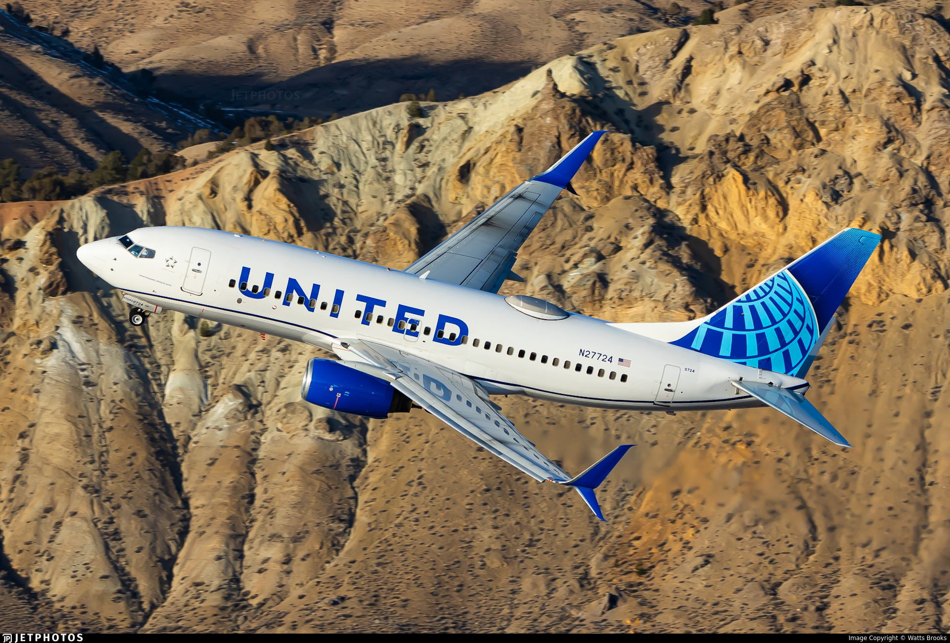 N27724 | Boeing 737-724 | United Airlines | Watts Brooks | JetPhotos