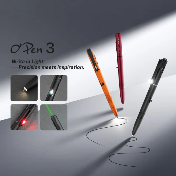 OLIGHT O Pen 3 Multifunctional Penlight 4 in 1 USB C Rechargeable