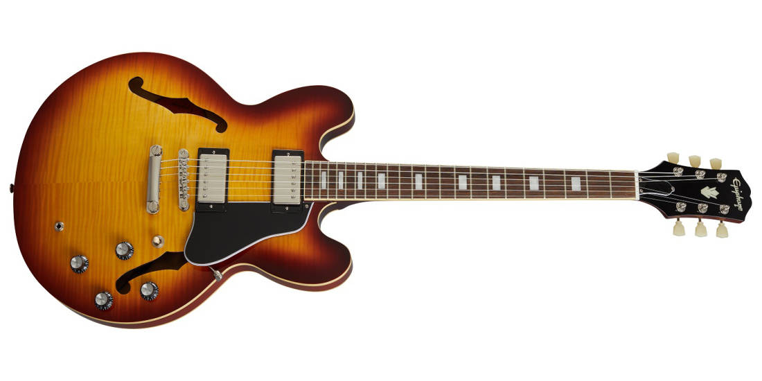 Epiphone Inspired By Gibson ES-335 Figured - Raspberry Teaburst