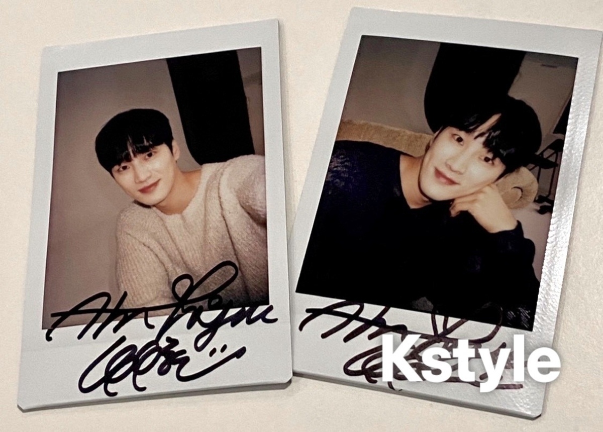 THE BOYZドボイズ キュー 直筆サイン入り ポラロイド ポラ チェキ THE