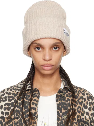 ganni-beige-oversized-wool-rib