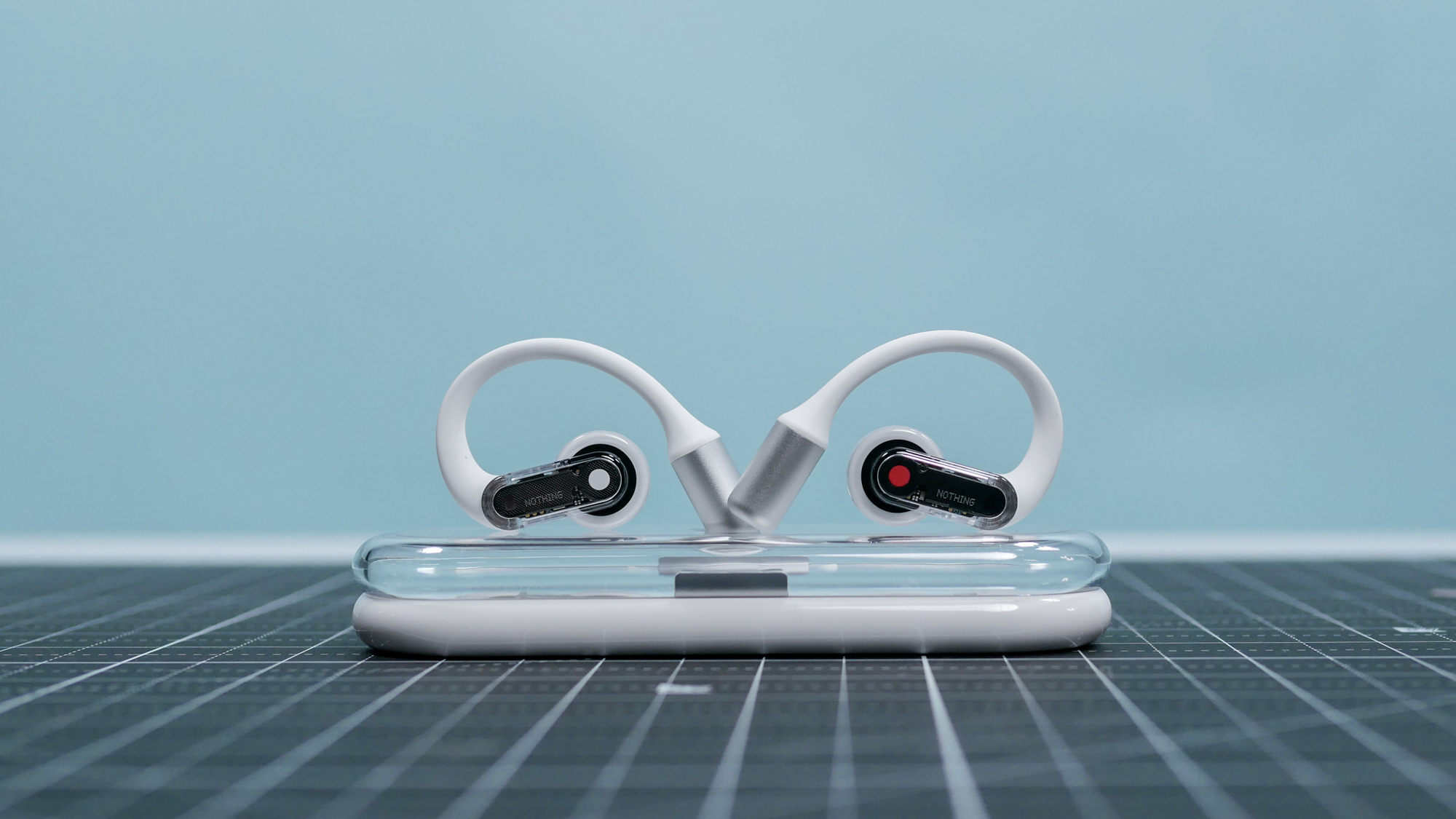 I just tried Nothing's new open-ear earbuds — and boy do they look