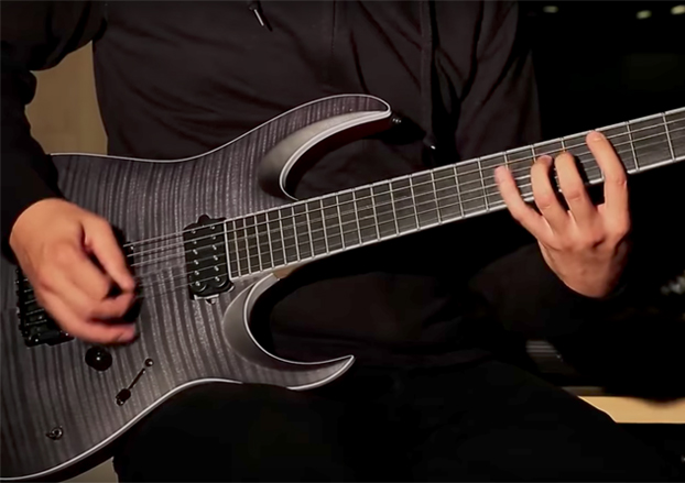 Ibanez's New RGA Iron Label RGAIX6FM Guitar: See and Hear It in
