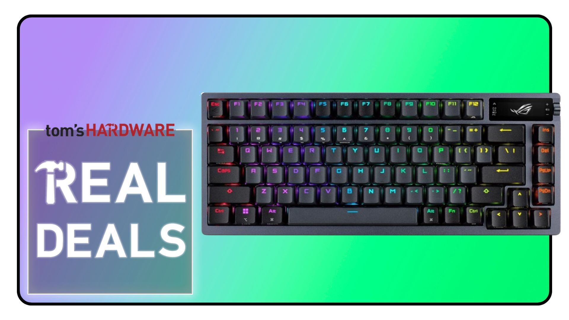 Asus' superb ROG Azoth mechanical keyboard falls back down to $164