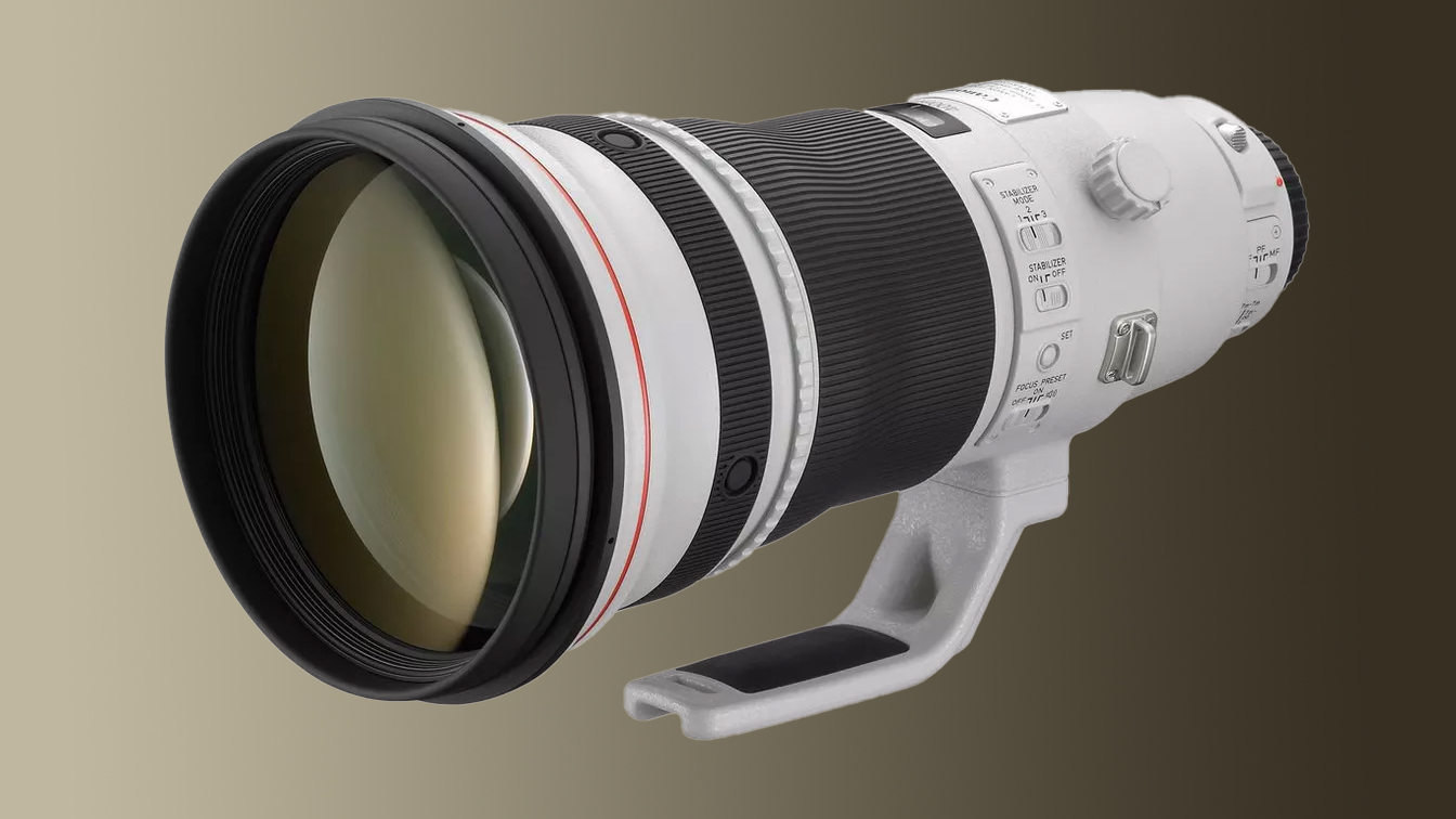 It's 14 years old, but the Canon EF 400mm f/2.8L IS II USM is