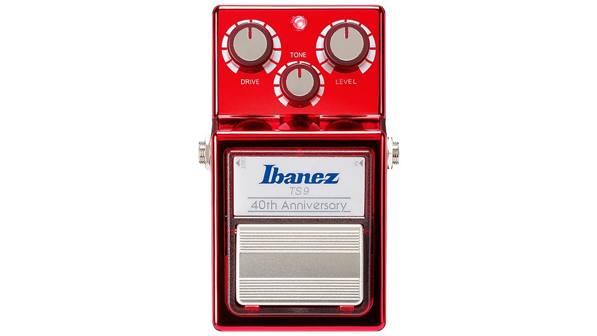 Ibanez treats the TS9 Tube Screamer to a Ruby Red colorway to