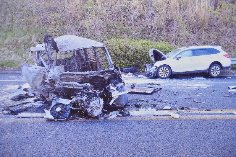 福島・常磐道で正面衝突 運転の大学生死亡 6人が重軽傷 | 毎日新聞