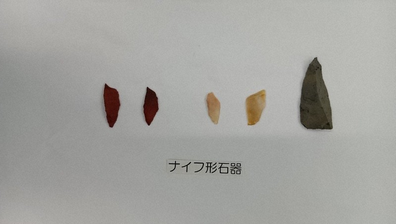 石器製作跡を発見 3万年前の地層から ナイフ形5点も出土 松江 ／島根