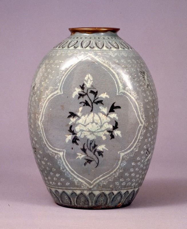 緑屋hc□ 朝鮮美術 高麗青磁 梅瓶 朝鮮古陶 時代物 i9/3-