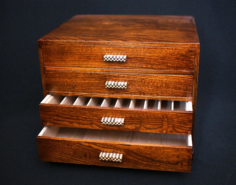 銭箱 銭函 小引出 時代金具 日本製 江戸時代 明治時代 古道具 欅 銭