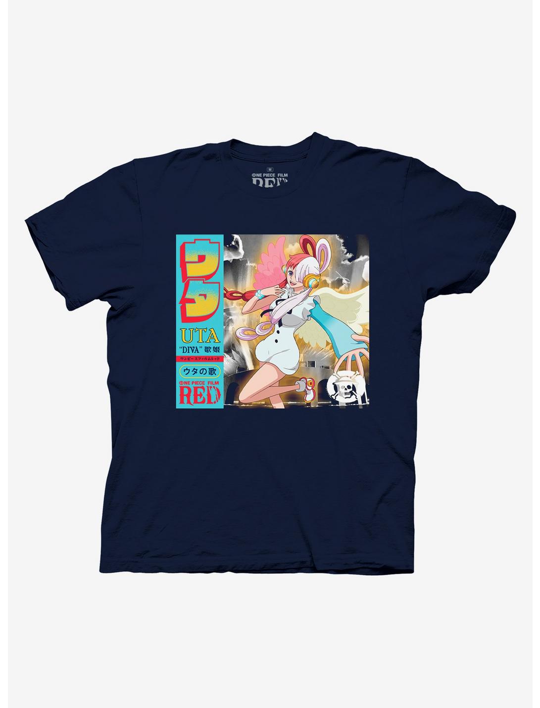 One Piece Film: Red Uta Record Cover T-Shirt | Hot Topic
