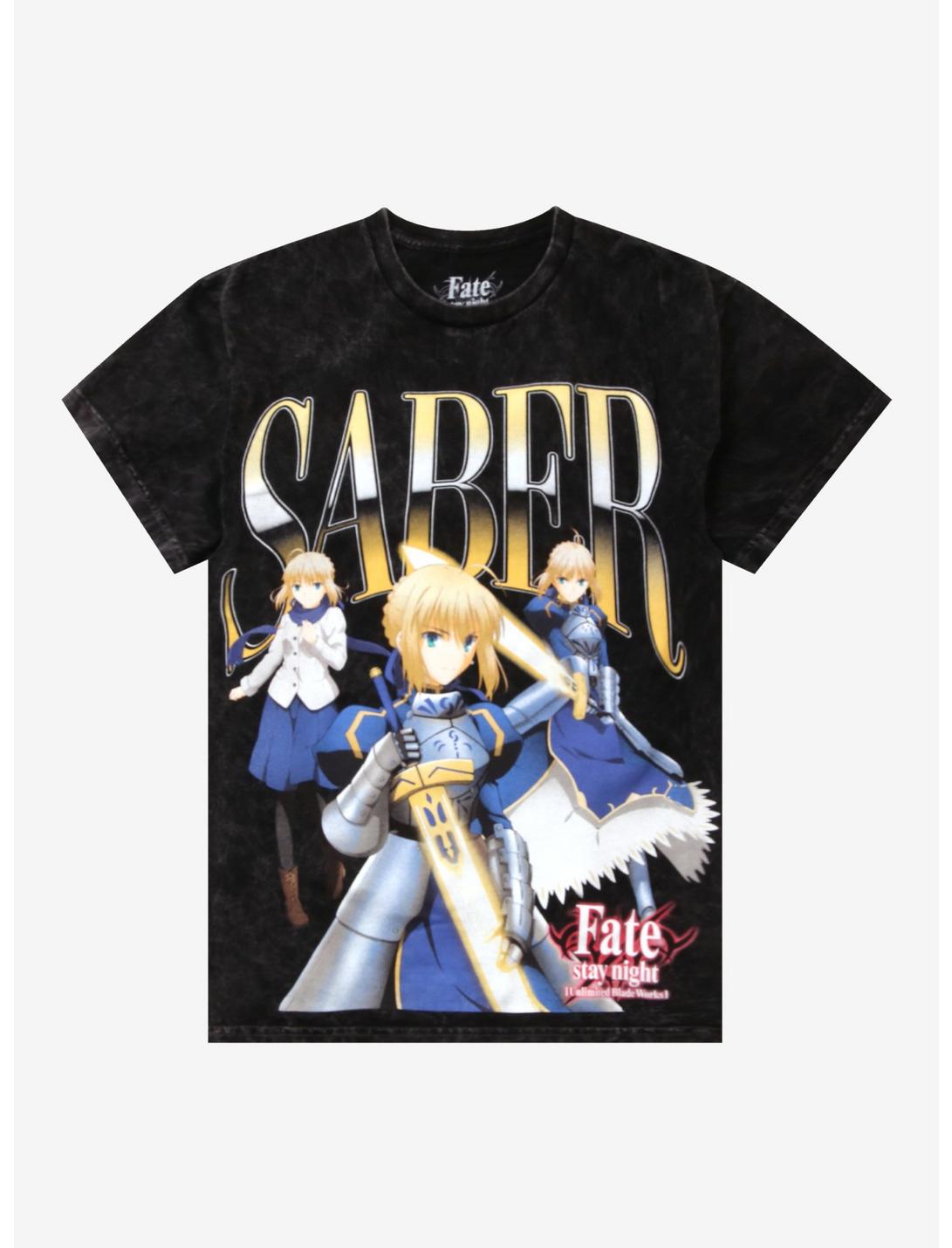 Fate/Stay Night: Unlimited Blade Works Saber Mineral Wash T-Shirt