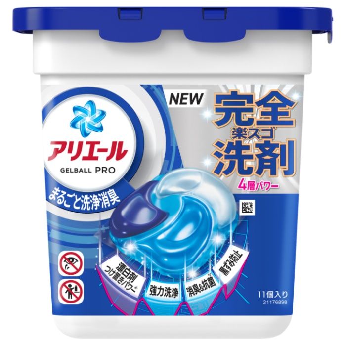 アリエール ジェルボール & ボールド 195g (11個入り x 6) 6箱