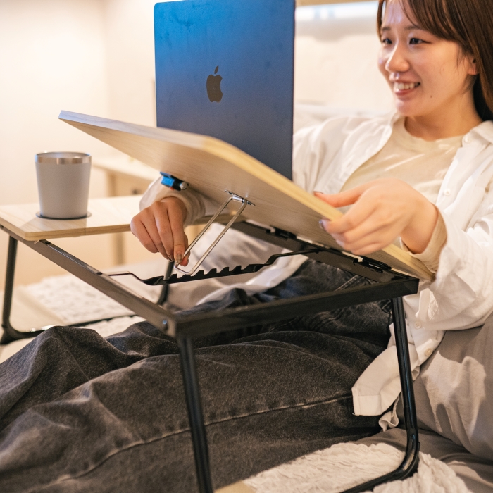 木製シンプルテーブル（ナチュラルウッド） ナフコ 木製シンプル