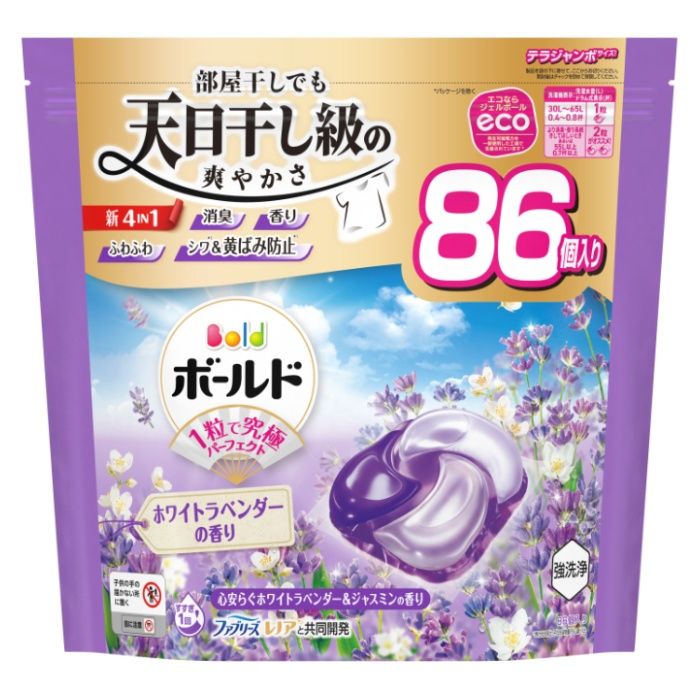 ボールドジェルボール4D ラベンダー&ジャスミン詰替86個の通販｜液体