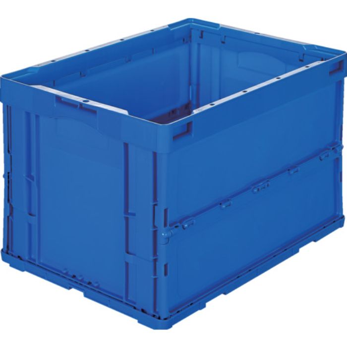 TRUSCO オリコン 折りたたみコンテナ50L ダークブルー CR-S50N2-DBの