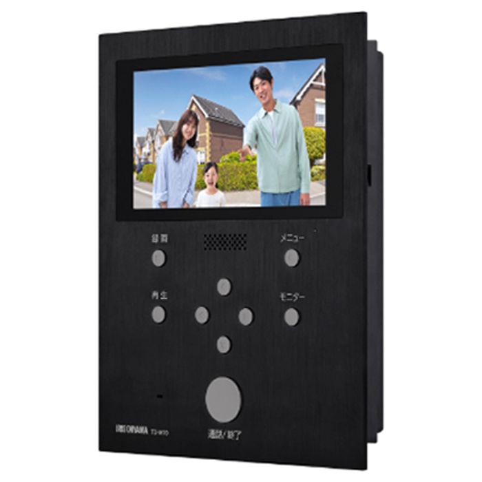 アイリスオーヤマ テレビドアホン TD-SM7070C-BBの通販｜TVドアホン