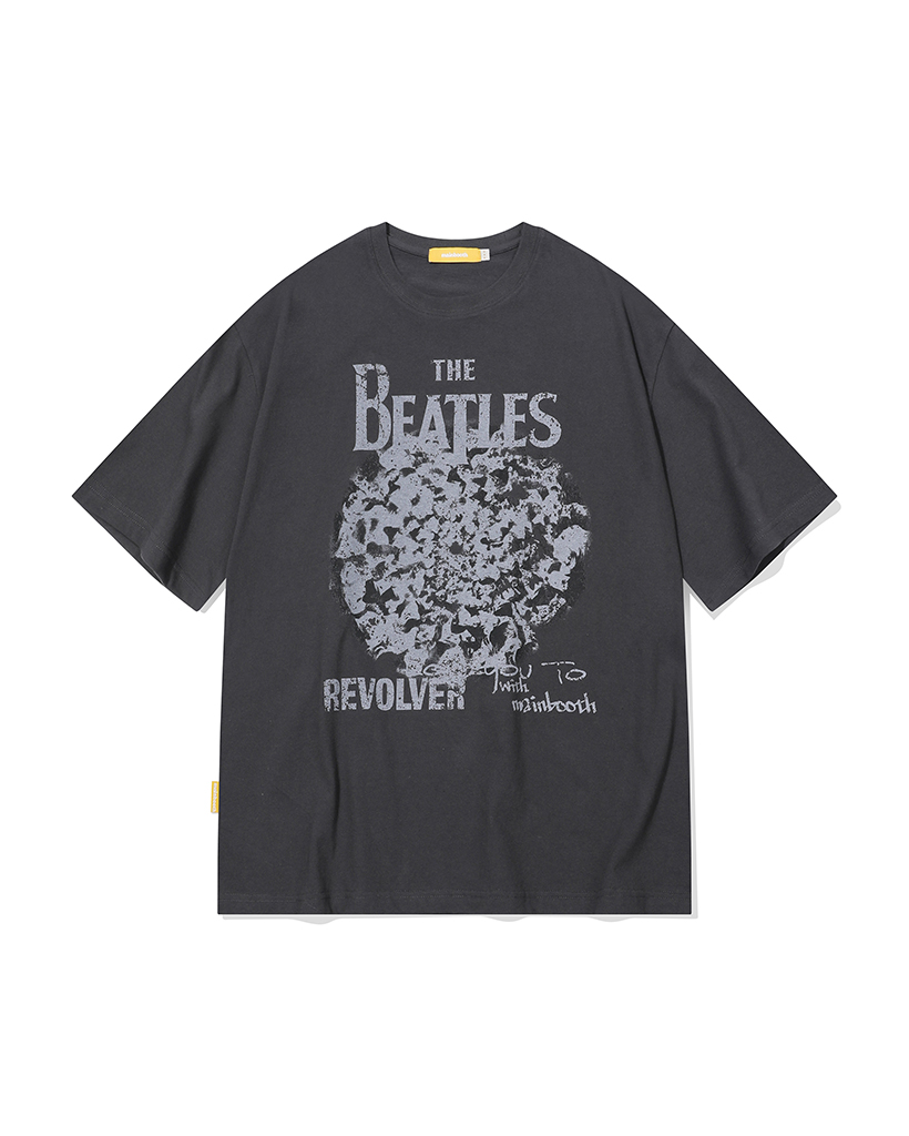 The Beatles] Revolver T-shirt(CHARCOAL) | ファッション通販サイト NUGU