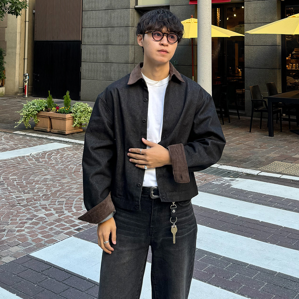 ROY reflectoverjoy コーデュロイジャケット ネイビー コーデュロイ