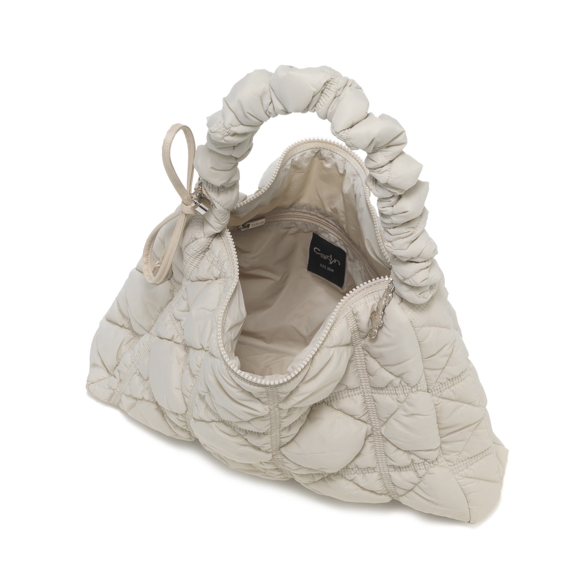 the barnnet ファードローストリングバックパック アイボリー The