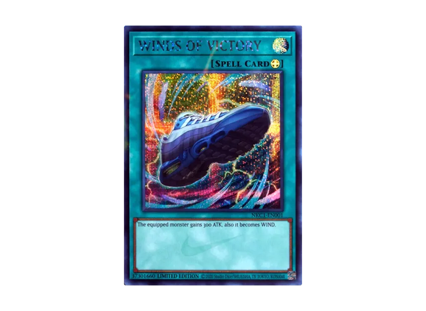 遊戯王×ナイキ】ファン必見！城之内の愛用スニーカーがカード化