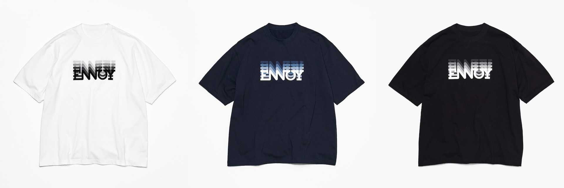 7/7発売｜ENNOY ELECTORIC LOGO GRADATION T-SHIRT 3colors｜抽選/販売