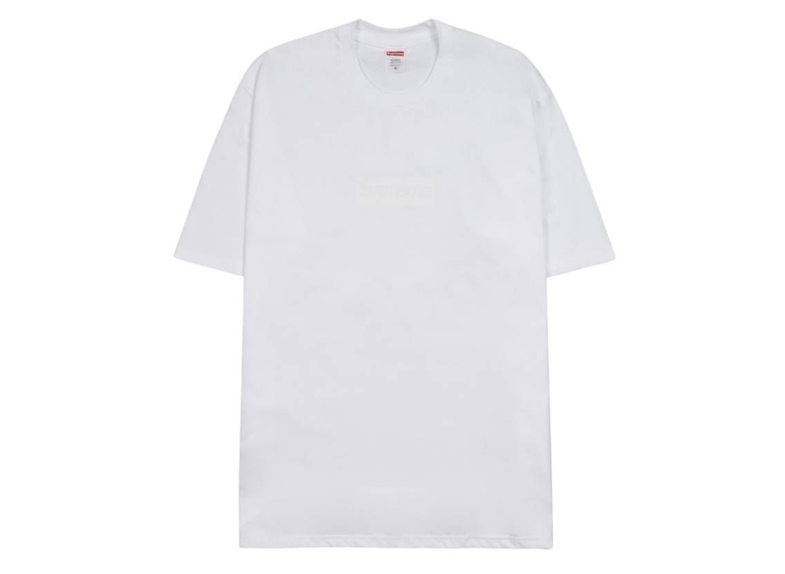 Supreme ロゴプリント Tシャツ Lサイズ ホワイト