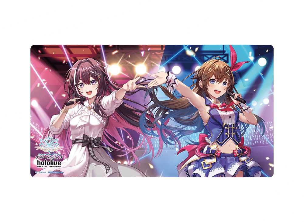 ブルームカップ 白上フブキ宝鐘マリン プレイマット ホロカ 早い者勝ち