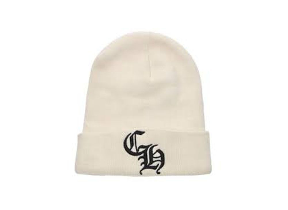 最終値下げ】 Chrome Hearts ホワイトニット帽 【公式通販】