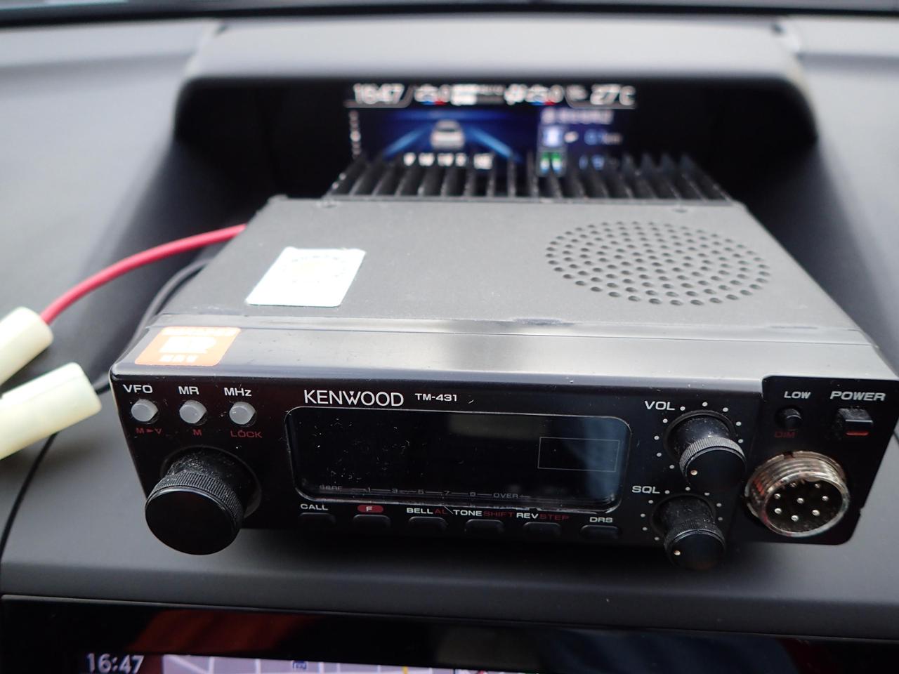 ケンウッド製 TM-431S 433MHzハイパワー機 ジャンク扱い ケンウッド製