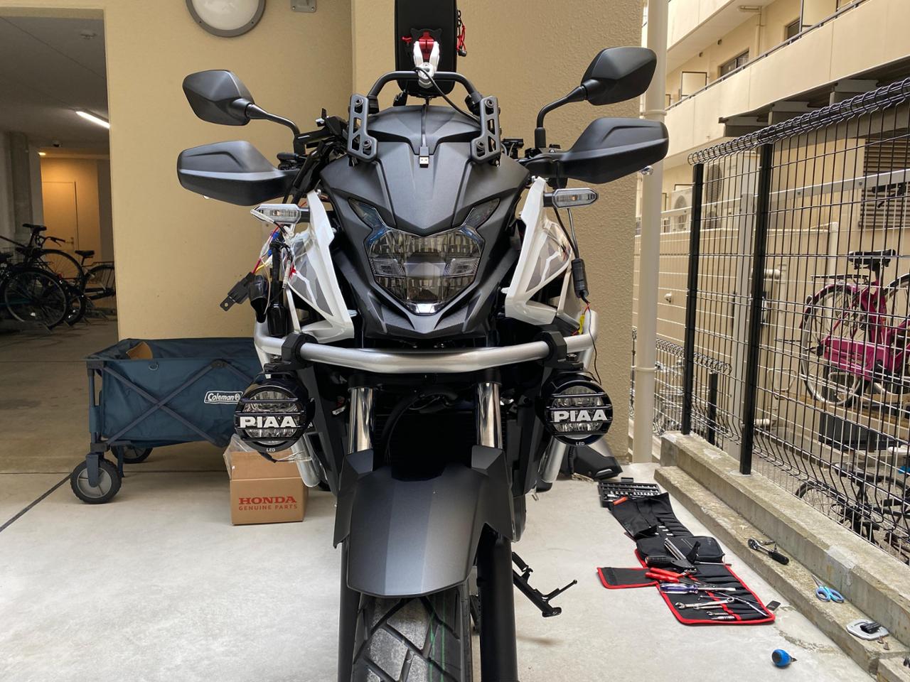 PIAA LEDフォグランプキット YAMAHA セロー250専用 ホワイト のパーツ