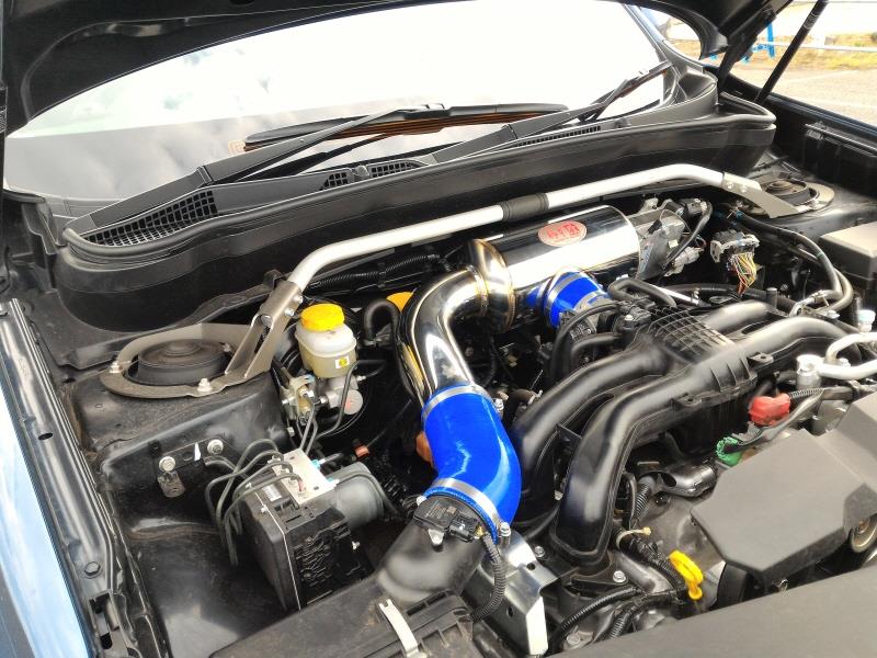 柿本改インテークチャンバー取付(48108Km)（スバル フォレスター・SH