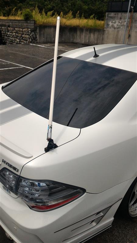 国産パイオニアパーソナルアンテナタイプ・アンテナ基台付き風林火山