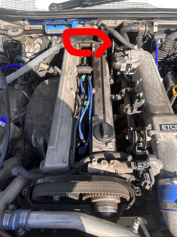 jzx100 1JZ-GTE タペットカバー インテーク側 jzx100 1JZ-GTE タペット