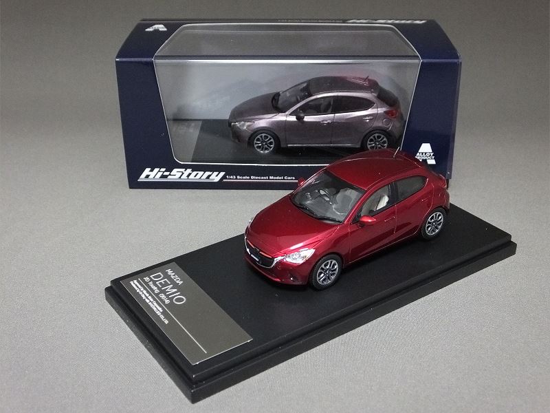 Hi-Story 1/43 DJデミオ モデルカー のパーツレビュー | デミオ(ろあの