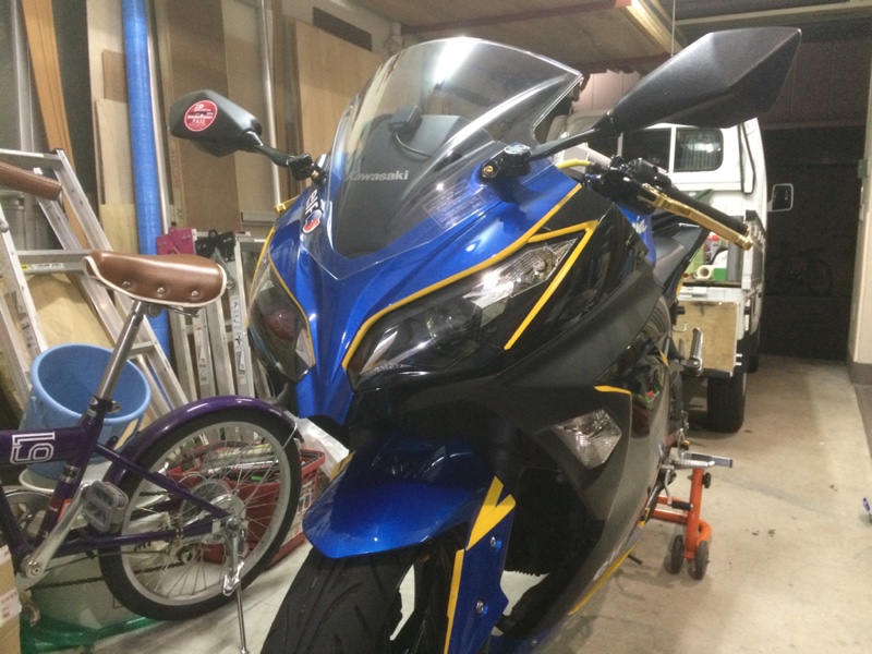 NINJA250 EX250L、ZX-6R カスタムヘッドライト ニンジャ250