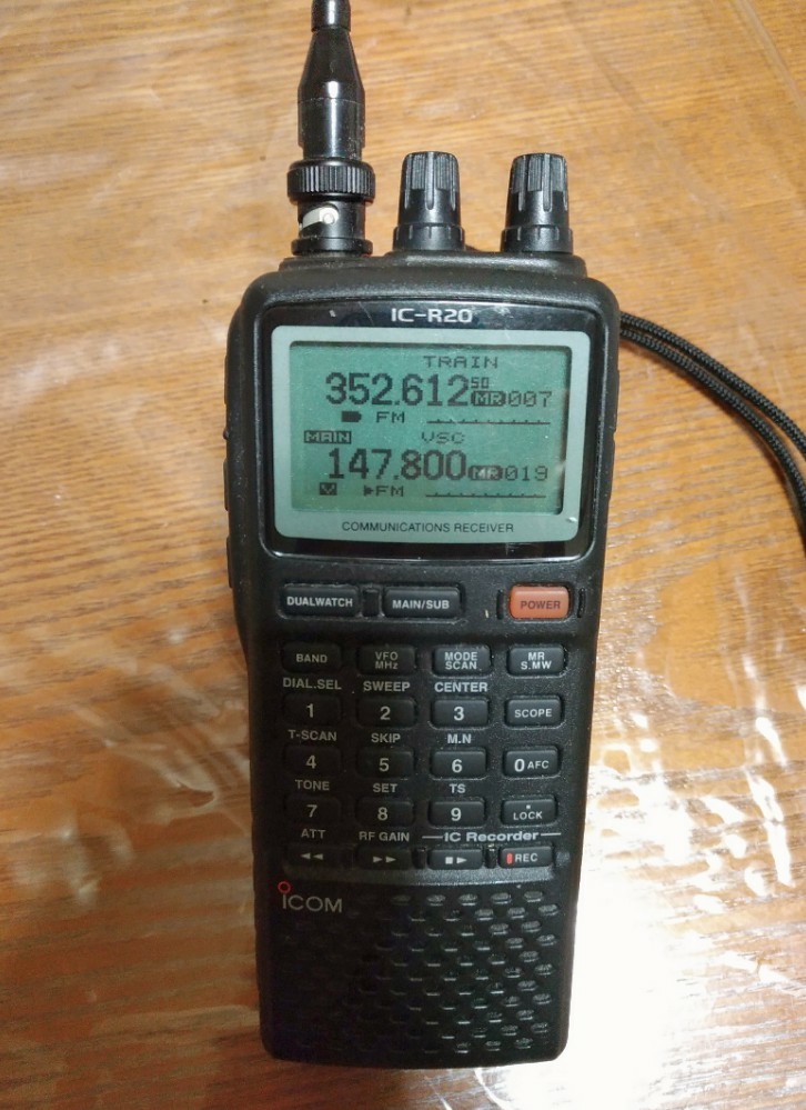 アイコム icom IC-R20 通信ケーブル付属 美品 アイコム icom IC-R20