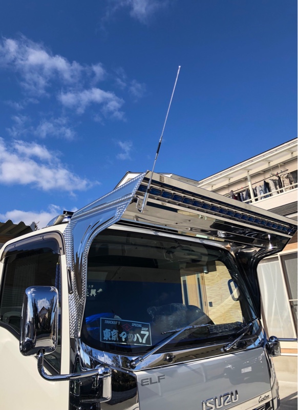 CB無線アンテナ トラックアンテナ 4チャンネル 飾りアンテナ デコトラ