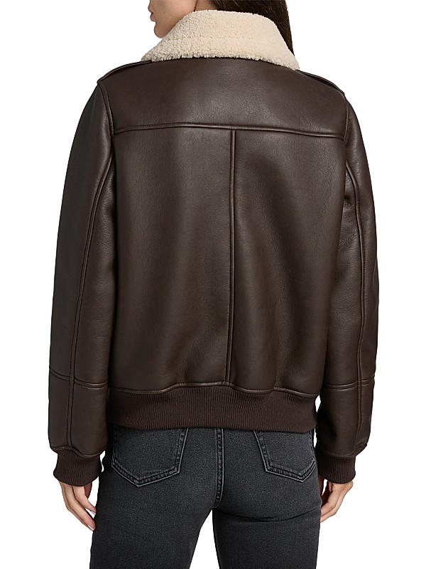Mercer Collective Sherpa & Faux-Leather Bomber Jacket | Saks Fifth