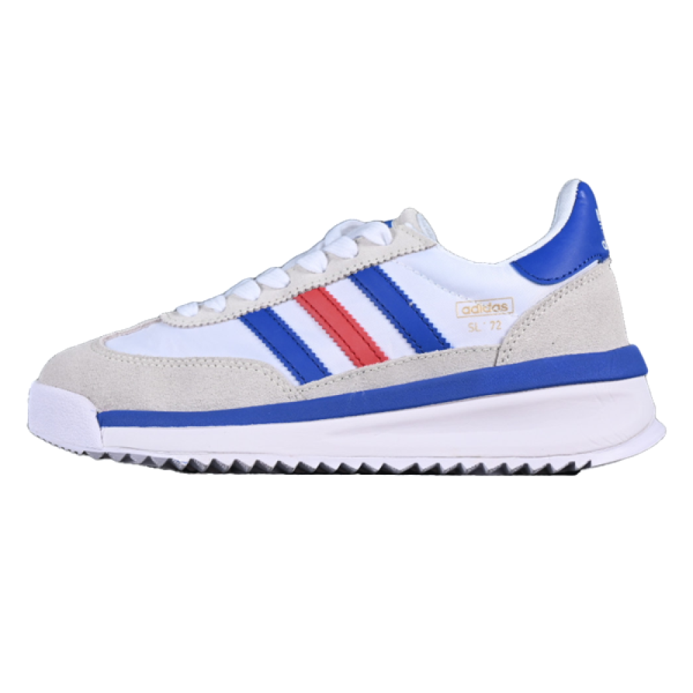 Adidas SL72 Unisex Shoes in White, Blue and Red - E-SEVEN STORE